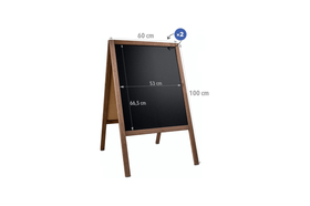WOODEN A-BOARD SIGN 60X100 (CHALKBOARD)