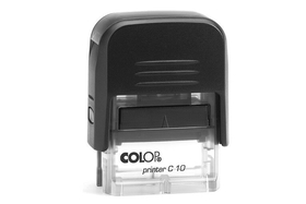 Automātiskais taisnstūra zīmogs Colop C10 Compact (gatavs lietošanai).