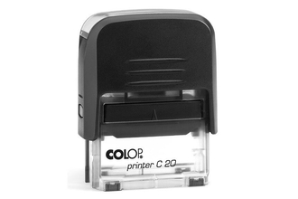 Automātiskais taisnstūra zīmogs Colop C20 Compact (gatavs lietošanai).