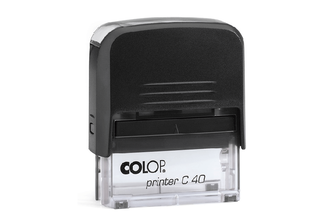 Automātiskais taisnstūra zīmogs Colop C40 Compact (gatavs lietošanai).